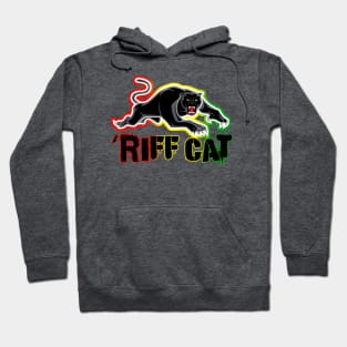 Penrith Panthers - 'RIFF CAT (Red, Gold & Green) Hoodie